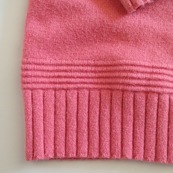 Anthropologie Margarita pink tunic mock neck sweater XS - Picture 4 of 11